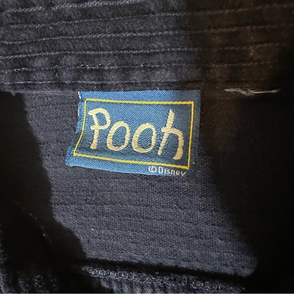 Vtg 90s Disney Winnie the Pooh Corduroy Shirt Shacket - Picture 3 of 8